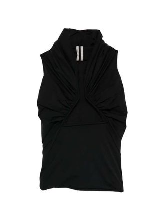 Rick Owens drapiertes Jersey-Oberteil