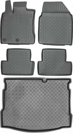 OEM Juego De Alfombrillas Para Coche Y Maletero Para Nissan Qashqai I Crossover (2007-2013)