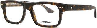 Montblanc Demo Rectangular Mens Eyeglasses MB0289O 006 55