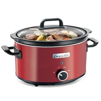 Crock Pot Crockpot Pentola Per Cottura Lenta, Slow Cooker, Capienza 3.5 Litri, Fino a 4 Persone, 2 Impostazioni Cottura e Funzione Mantenimento In Caldo, 210