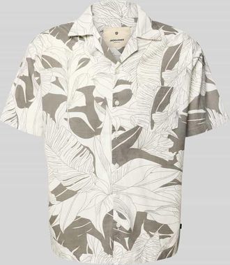 Jack & Jones Regular Fit Freizeithemd mit Brusttasche Modell BLUBAHAMAS in Mittelgrau, Gr&ouml;&szlig;e XL