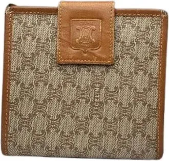 Celine Pre-owned Wallets, male, Beige, Size: ONE SIZE Pre-owned Leather Wallet