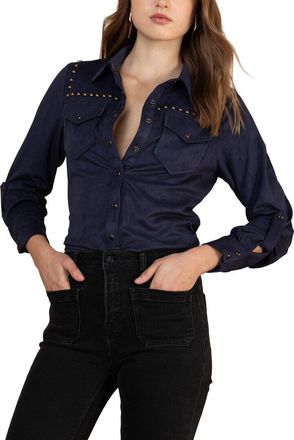 Hale Bob Simone Long Sleeve Woven Blouse