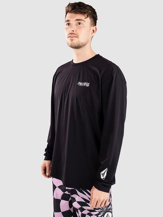Volcom Pistol Surf Lst Longsleeve Rash Guard nero