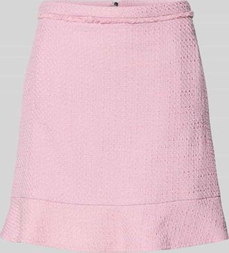 Marc Cain Minirock in Boucl&eacute;-Optik in Pink, Gr&ouml;&szlig;e 36