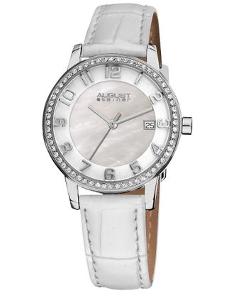 August Steiner Womens Leather Watch