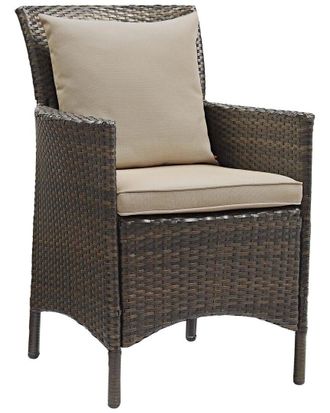 ModWay Conduit Outdoor Patio Wicker Rattan Dining Armchair