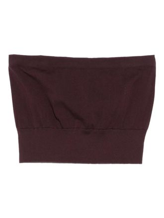 Wolford ribbed bandeu top - women - Polyamide/Elastane - M - Purple