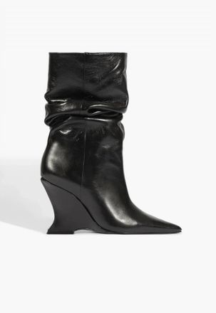 Schutz Womens Siena Slouch Bootie In Black