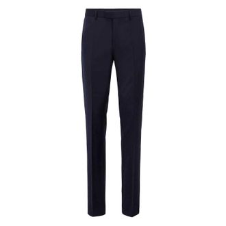 HUGO BOSS Heren Lone Normale Formele Broek (Marine)