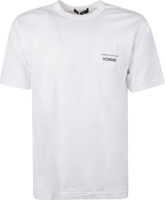 Comme Des Gar&ccedil;ons White Cotton T-Shirt