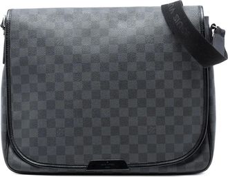Louis Vuitton 2009 Damier Graphite Daniel GM crossbody bag - Nero