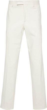 Lardini tapered trousers - men - Polyester/Spandex/Elastane/Cotton/Cotton - 46 - Neutrals