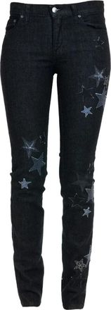 Red Valentino Zwarte Denim Zak Tas - Dames - Skinny Jeans - Zwart - W26 - Denim - Jeans