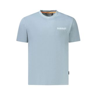 Napapijri Hombre, Camisetas, Gris, Talla: XL