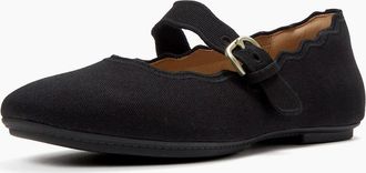 FitFlop Womens Fitflop Delicato Wave-Edge Polyester Womens Black Shoes - Size: 8