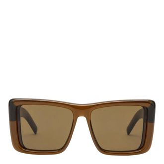 Saint Laurent Sunglasses, female, Green, Size: ONE SIZE SL 900 Howl Sunglasses
