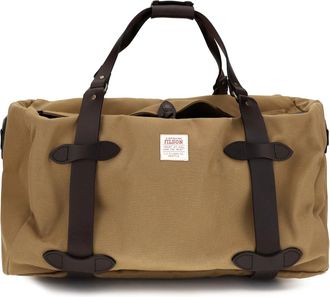 Filson Mens Travel Bag Rugged Twill Tan Cotton Shoulder