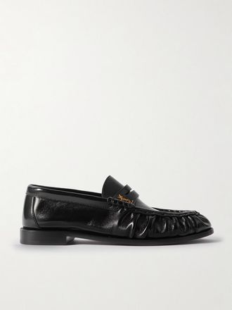Saint Laurent Mocassini In Pelle Le Loafer - Nero