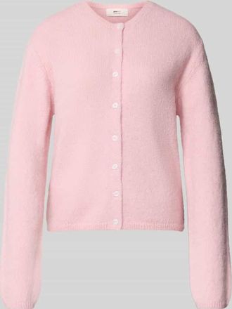 Gina Tricot Strickjacke mit Knopfleiste in Rose Gold, Größe XS