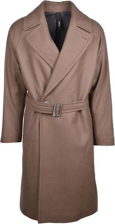 Hev&ograve; Unstructured Coat - Brown