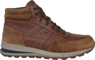 Mephisto Bruine Heren Enkellaars - Verwijderbare Binnenzool - Heren - Veterlaarzen - Bruin - 43 EU - Schoenen