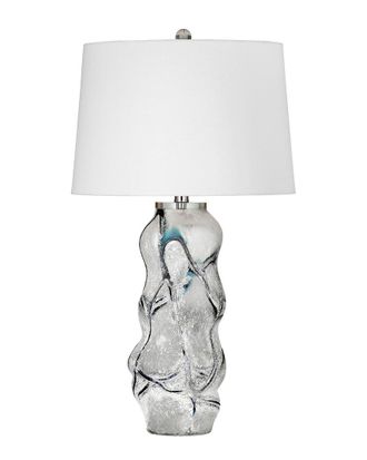 Bassett Mirror Company Merrick Art Glass Table Lamp