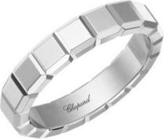 Chopard Ice Cube Rock White Gold Ring, Size 58