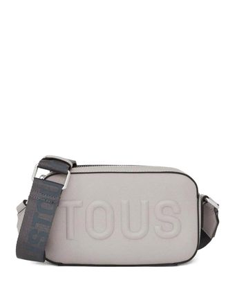 Tous logo-embossed crossbody bag - Grey