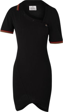 Vivienne Westwood Glory Asymmetrical Polo Mini Dress