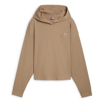 Puma (WMNS) PUMA ESS Elevated Hoodie Oak Branch 682503-67