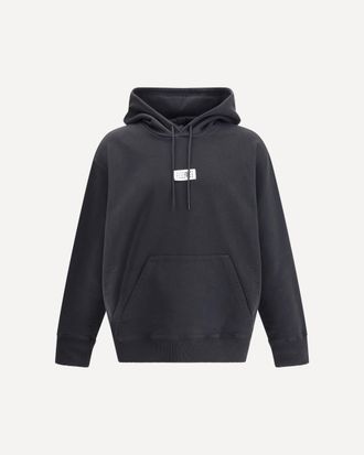 Maison Margiela Cotton Hoodie with logo Male XL