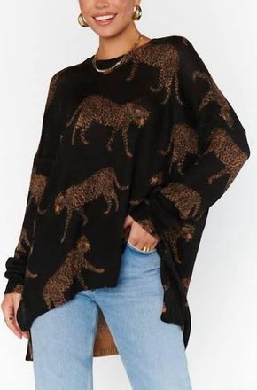 Show me your Mumu Bonfire Catwalk Knit Sweater In Black