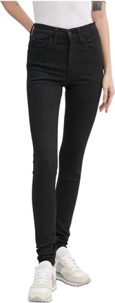 Levi's 720 High Rise Super Skinny Jeans - Dames - Skinny Jeans - Zwart - W26 L28 - Denim - Jeans