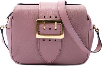 Burberry Pre-owned Burberry Small Soft Grained Calfskin Buckle Crossbody Ladies XODO2F5Q9TZ92T5S