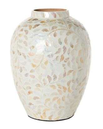Tozai Home Home 14In Mother-Of-Pearl Vase