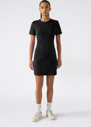Champion Shirtkleid CHAMPION ICONS TONAL Rib dress, Damen, Gr. XXL, N-Gr, nbk, Obermaterial: 58% Baumwolle, 39% Polyester, 3% Elasthan, Kleider Shirtkleid, f&uuml;r