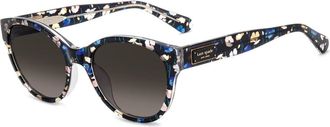 Kate Spade New York Jonnie 2/G/S Asian Fit 97M/HA Womens Sunglasses Blue Size 53