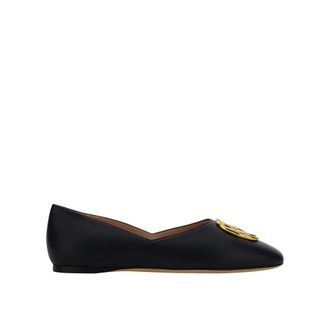 Bally Calfskin Ballet Womens Flats
