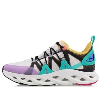 Li-Ning Arc White Purple Green ARHQ057-4