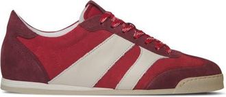 Collegium Pista Low Top Sneaker in Ruby Leather at Nordstrom, Size 11Us
