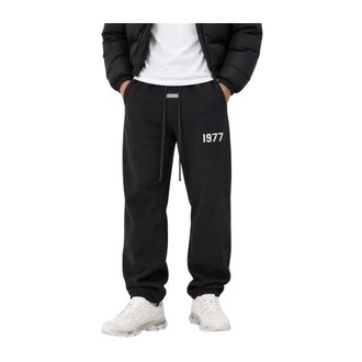 Fear of God 1977 Sweatpants - Heren - Broeken - Zwart - Maat: L Katoen