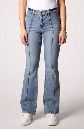 Blue Revival Maya Mid Rise Seamed Bootcut Jeans in Med Tel Aviv at Nordstrom, Size 24