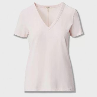 Rag & Bone Womens The Slub Vee, Mauve