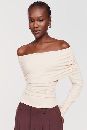 Susana Monaco Gathered Off The Shoulder Top