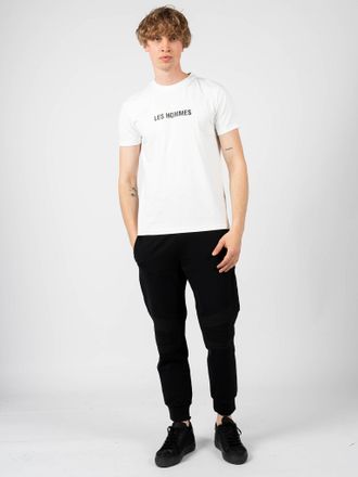 Les Hommes Les Hommes T-shirt Mannen Wit