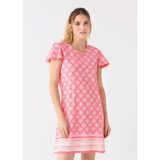 Cabana Life Ruffle Short Sleeve Dress in Amelia Island at Nordstrom, Size 1 X