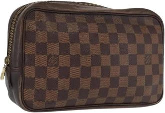 Louis Vuitton Pre-owned Clutch - Dames - Vintage Clutch - Bruin - ONE Size - Vintage