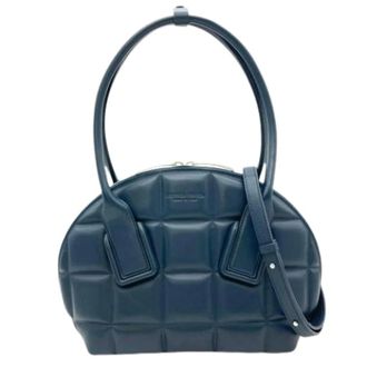 Bottega Veneta Pre-owned Vintage Schoudertas - Dames - Pre-owned - Blauw - Maat: ONE Size Leer