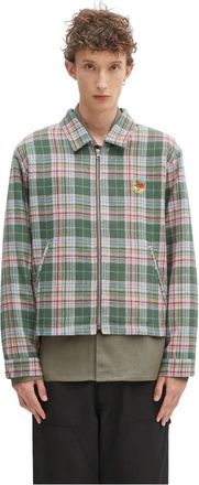 Sky High Farm Gas Station Jacket - Heren - Zomerjassen - Groen - S - Katoen - Jassen